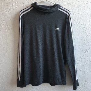 adidas gray climate hoodie